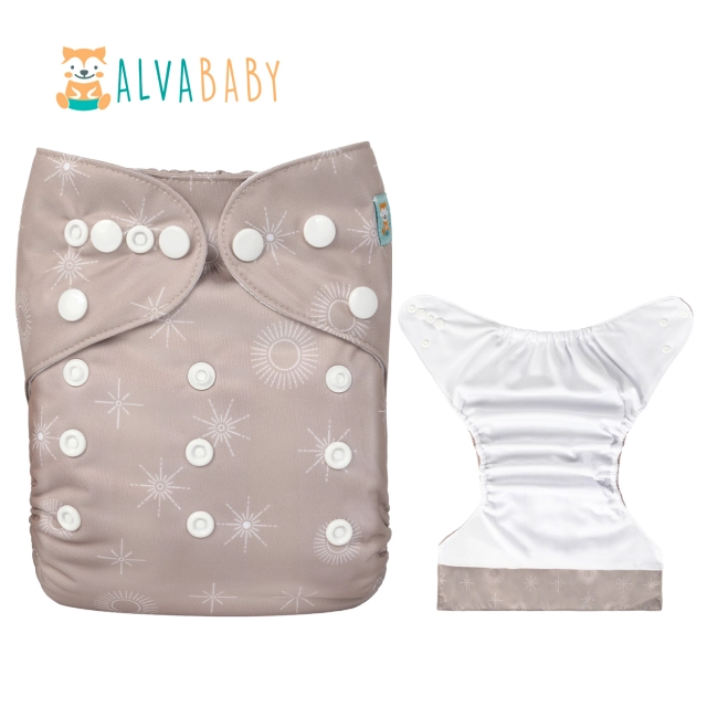 (Facebook live) AWJ Diaper with Tummy Panel come with microfiber insert