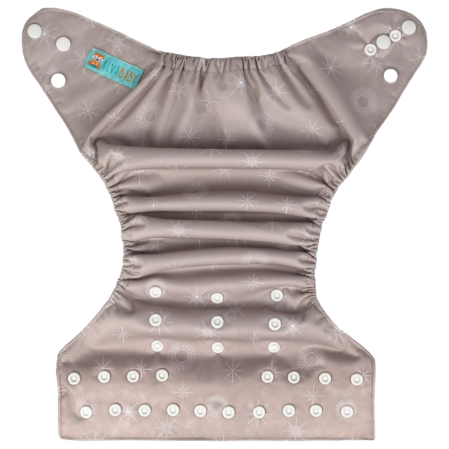 ALVABABY AWJ Lining Cloth Diaper with Tummy Panel for Babies  (WJT-EW13A)