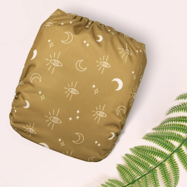ALVABABY AWJ Lining Cloth Diaper with Tummy Panel for Babies -(WJT-EW07A)
