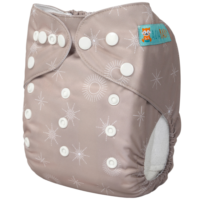 ALVABABY AWJ Lining Cloth Diaper with Tummy Panel for Babies  (WJT-EW13A)