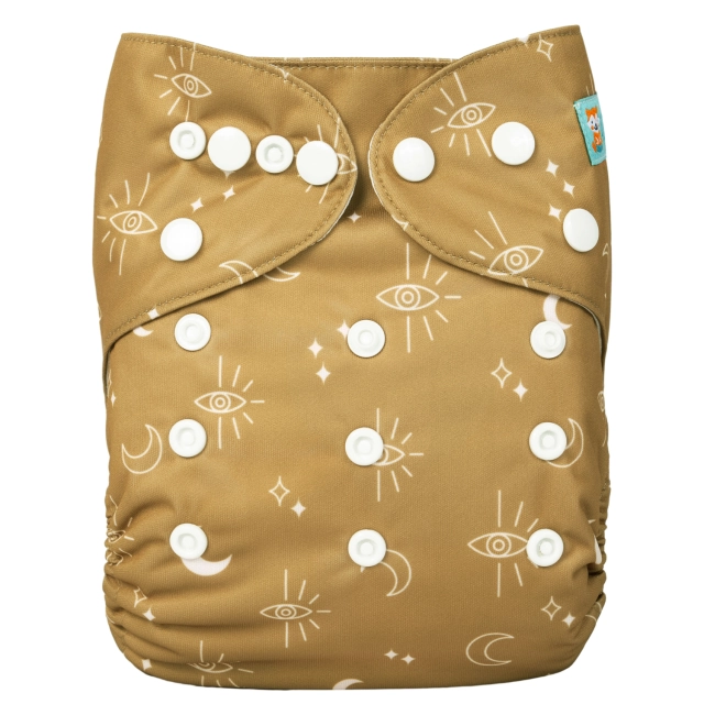 ALVABABY AWJ Lining Cloth Diaper with Tummy Panel for Babies -(WJT-EW07A)