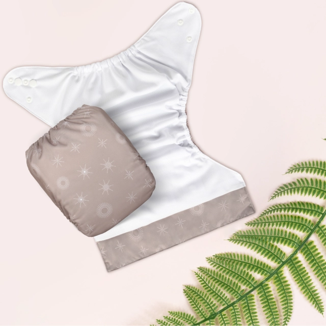 ALVABABY AWJ Lining Cloth Diaper with Tummy Panel for Babies  (WJT-EW13A)