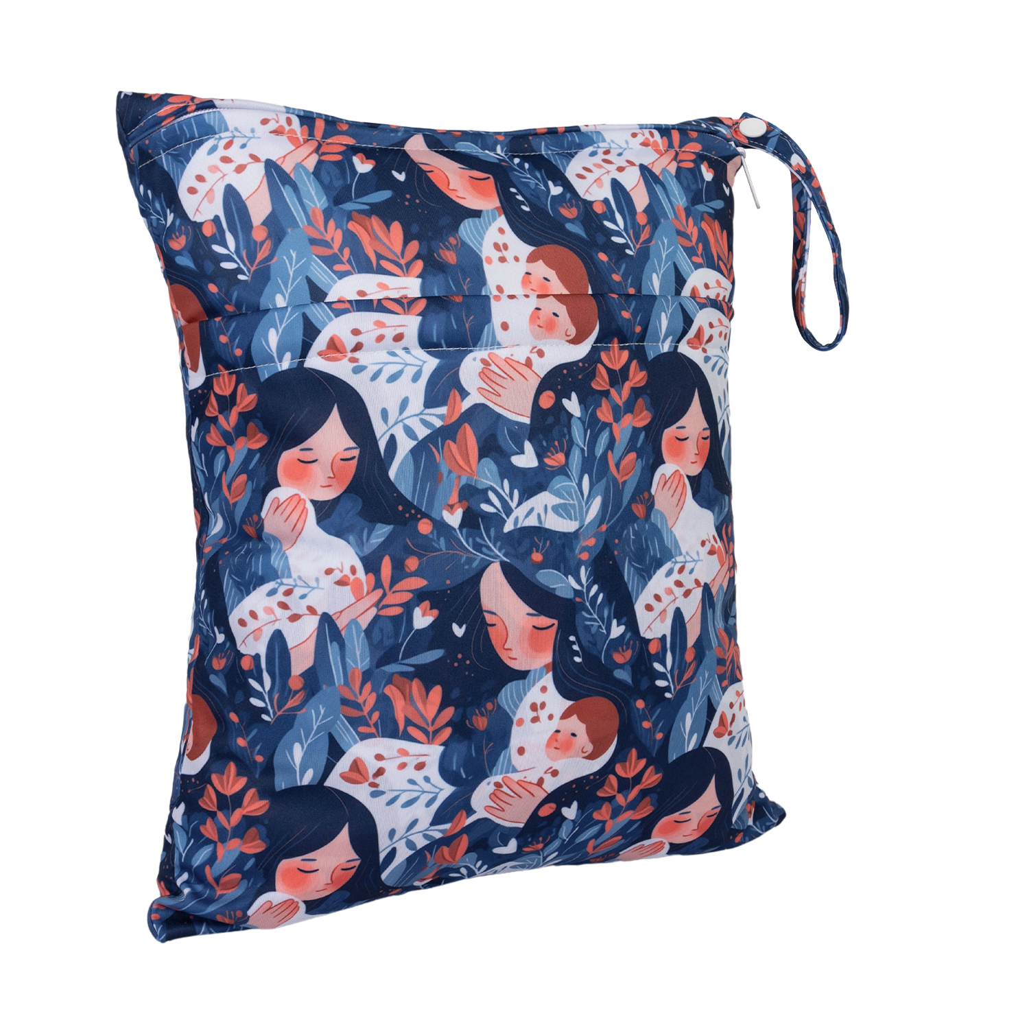 ALVABABY Diaper Wet Dry Bag with Two Zippered Pockets for Mothers' Day (L-ED18A)
