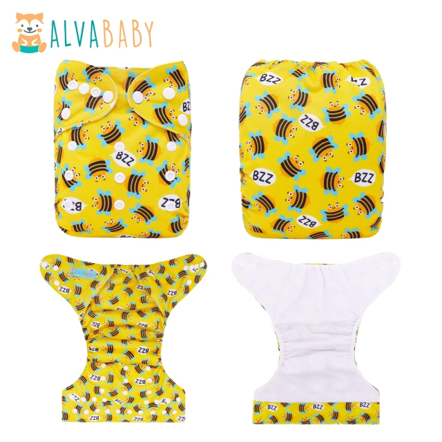 ALVABABY AWJ Lining Cloth Diaper with Tummy Panel for Babies  (WJT-BS92A)