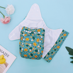 ALVABABY AWJ Lining Cloth Diaper with Tummy Panel for Babies  (WJT-BS88A)