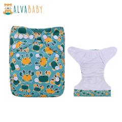 ALVABABY AWJ Lining Cloth Diaper with Tummy Panel for Babies  (WJT-BS88A)