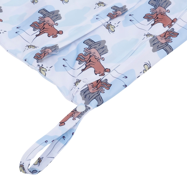 ALVABABY Diaper Wet Dry Bag with Two Zippered Pockets for Father's Day (L-ED22A)