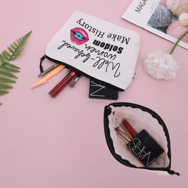ALVABABY Cosmetic Bag Inspirational Gifts for Women Friendship Gifts for Women Friends Sister-HZB04
