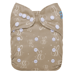 ALVABABY AWJ Lining Cloth Diaper with Tummy Panel for Babies  (WJT-EW16A)