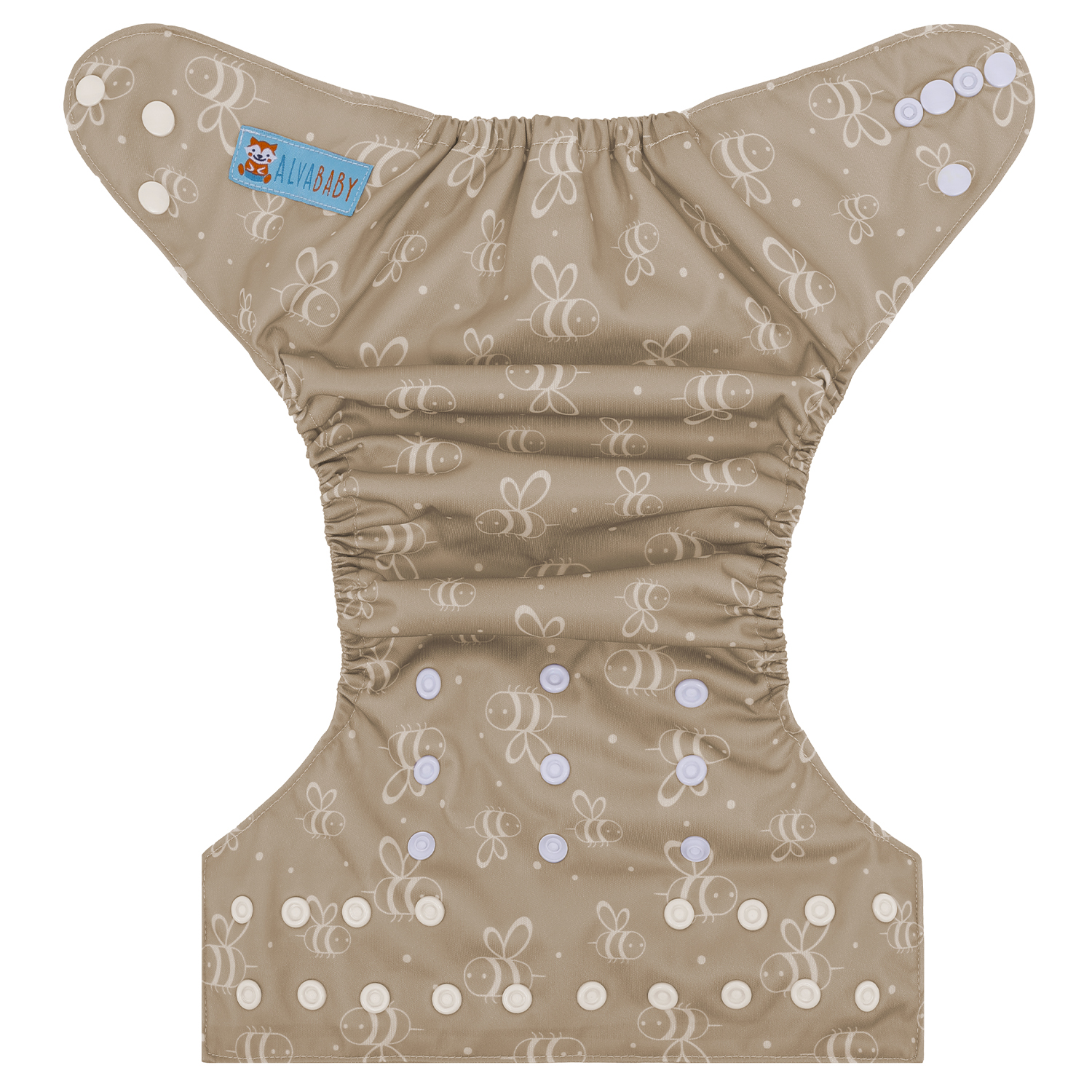 ALVABABY AWJ Lining Cloth Diaper with Tummy Panel for Babies  (WJT-EW16A)