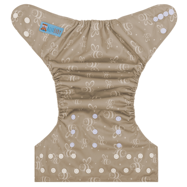 ALVABABY AWJ Lining Cloth Diaper with Tummy Panel for Babies  (WJT-EW16A)