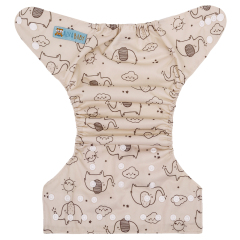 ALVABABY AWJ Lining Cloth Diaper with Tummy Panel for Babies  (WJT-EW18A)