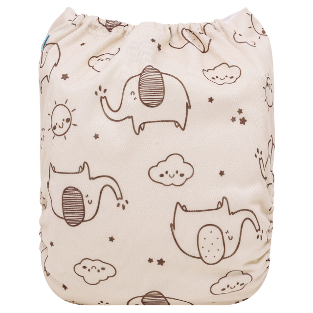 ALVABABY AWJ Lining Cloth Diaper with Tummy Panel for Babies  (WJT-EW18A)