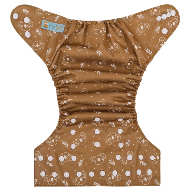 ALVABABY AWJ Lining Cloth Diaper with Tummy Panel for Babies  (WJT-EW17A)