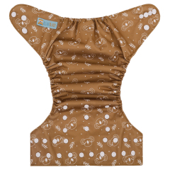 ALVABABY AWJ Lining Cloth Diaper with Tummy Panel for Babies  (WJT-EW17A)
