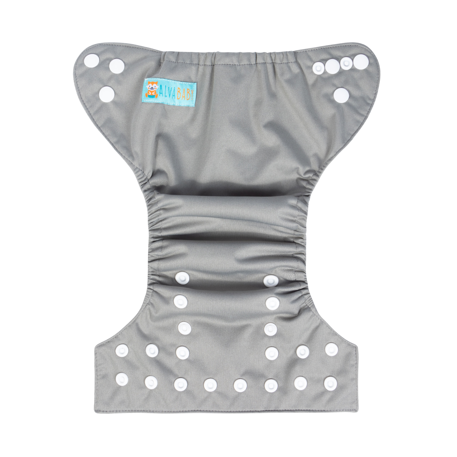 ALVABABY Newborn Cloth Diaper - Adjustable,Washable,Reusable Cloth Diaper with Pocket for Baby under 12lbs (SB29A Grey)