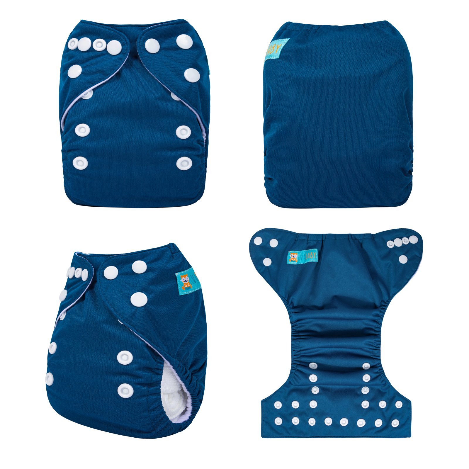 ALVABABY Newborn Cloth Diaper - Adjustable,Washable,Reusable Cloth Diaper with Pocket for Baby under 12lbs (SB38A)