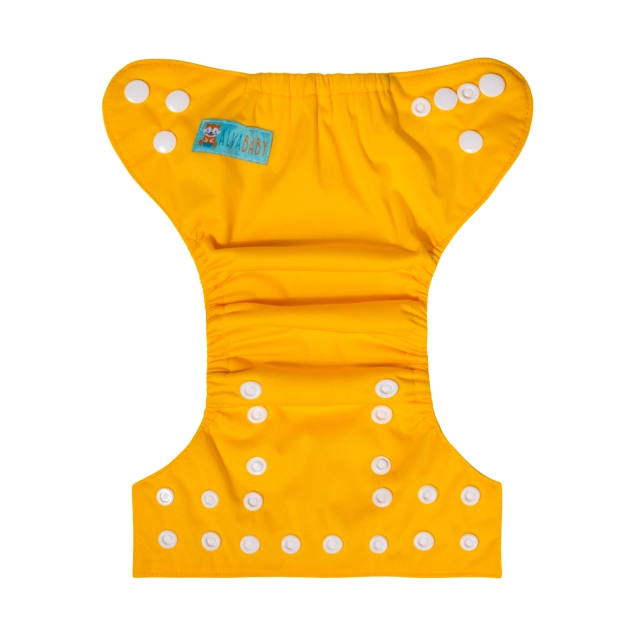 ALVABABY Newborn Pocket Cloth Diaper-Yellow(SB01A)