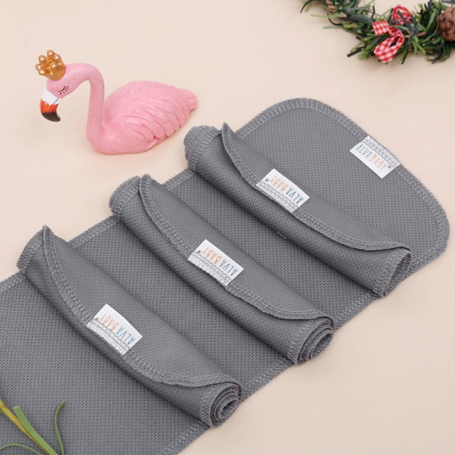 ALVABABY Reusable AWJ Liners 10 Pack Infant Baby Athletic Wicking Jersey Cloth Diaper Liners-10RL1A-03