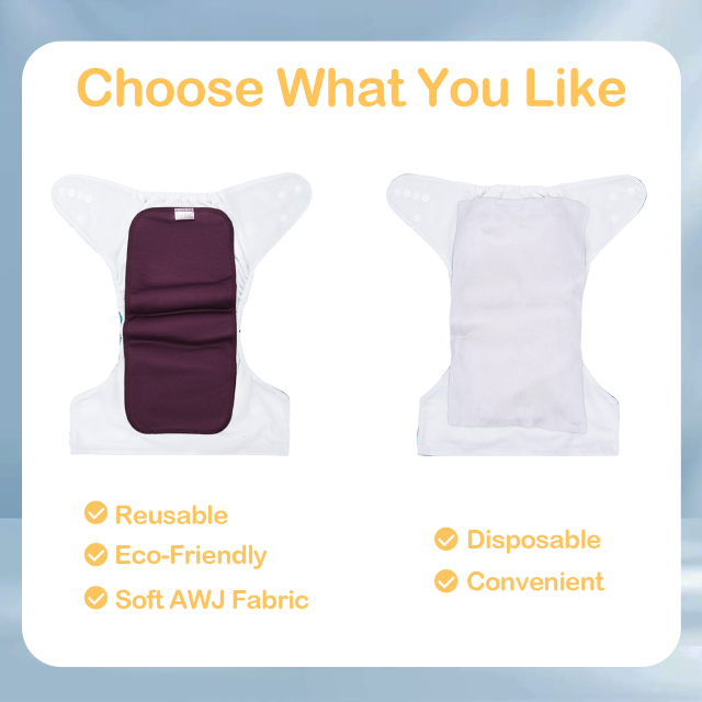 ALVABABY Reusable AWJ Liners 10 Pack Infant Baby Athletic Wicking Jersey Cloth Diaper Liners-10RL1A-01