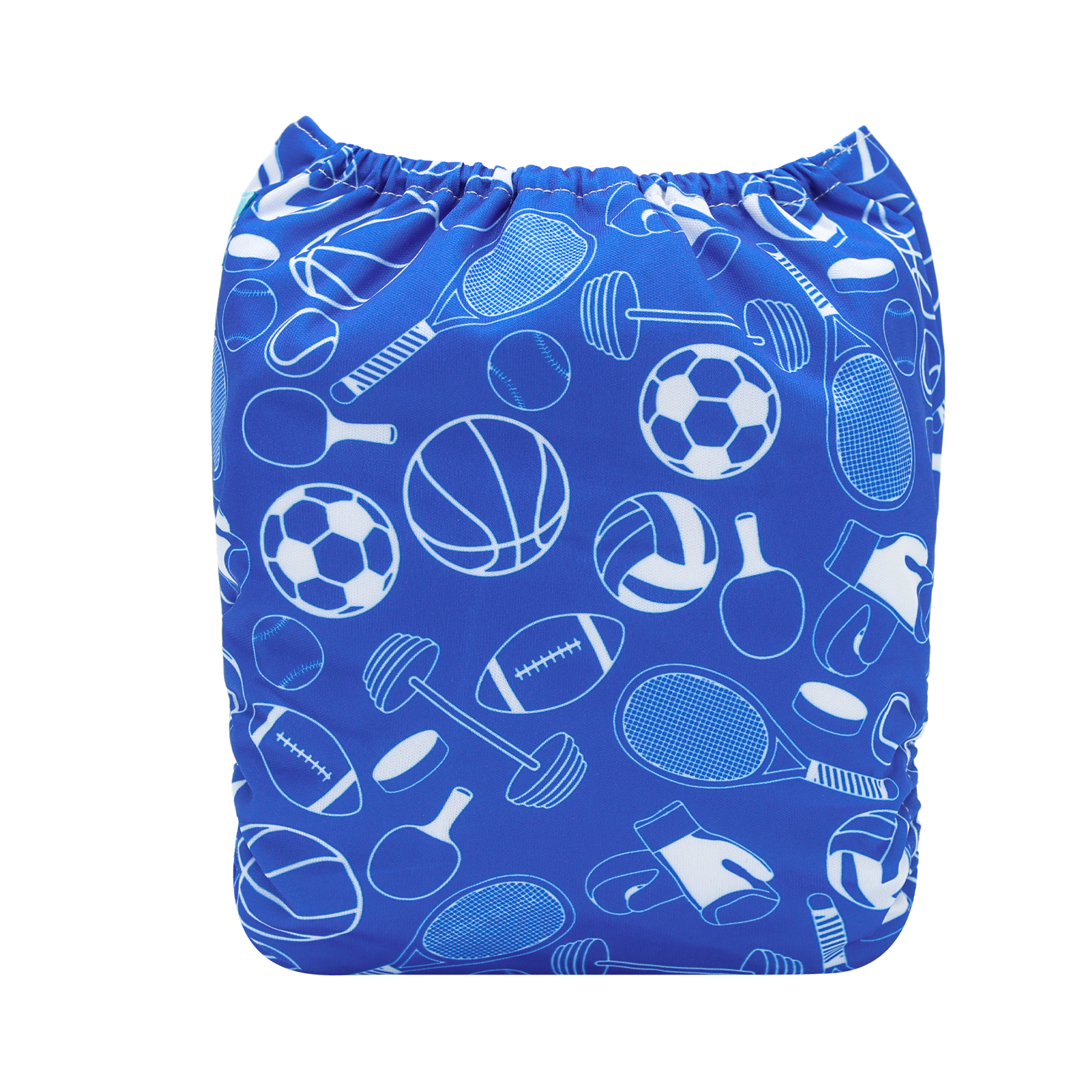 ALVABABY Print Cloth Diaper - One Size Adjustable Washable & Reusable Diaper for Babies and Toddlers (Ball, H455A)