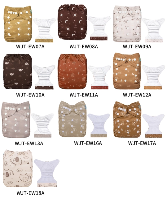 (Facebook live) AWJ Diaper with Tummy Panel come with microfiber insert