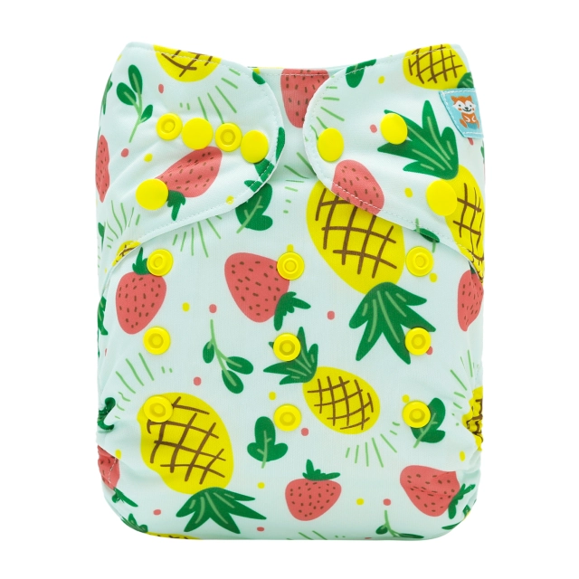 ALVABABY AWJ Lining Cloth Diaper with Tummy Panel for Babies  (WJT-EW21A)