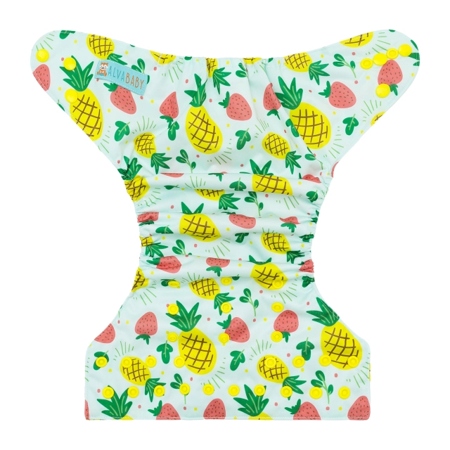 ALVABABY AWJ Lining Cloth Diaper with Tummy Panel for Babies  (WJT-EW21A)