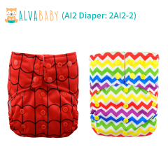 AI2 Color Snap Pocket Diaper with Double Gussets