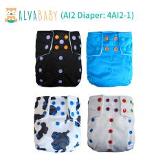 AI2 Color Snap Pocket Diaper with Double Gussets