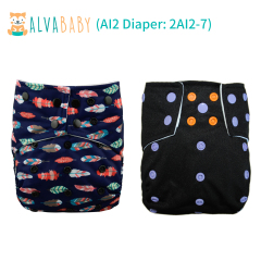 AI2 Color Snap Pocket Diaper with Double Gussets