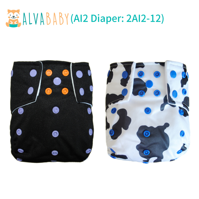 AI2 Color Snap Pocket Diaper with Double Gussets