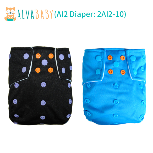 AI2 Color Snap Pocket Diaper with Double Gussets