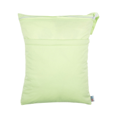 ALVABABY Diaper Wet Dry Bag with Two Zippered Pockets (L04A)