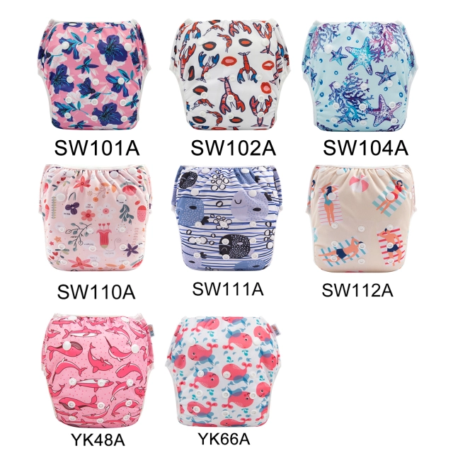 ALVABABY Reusable Swim Diaper One Size - Limited Time Offer