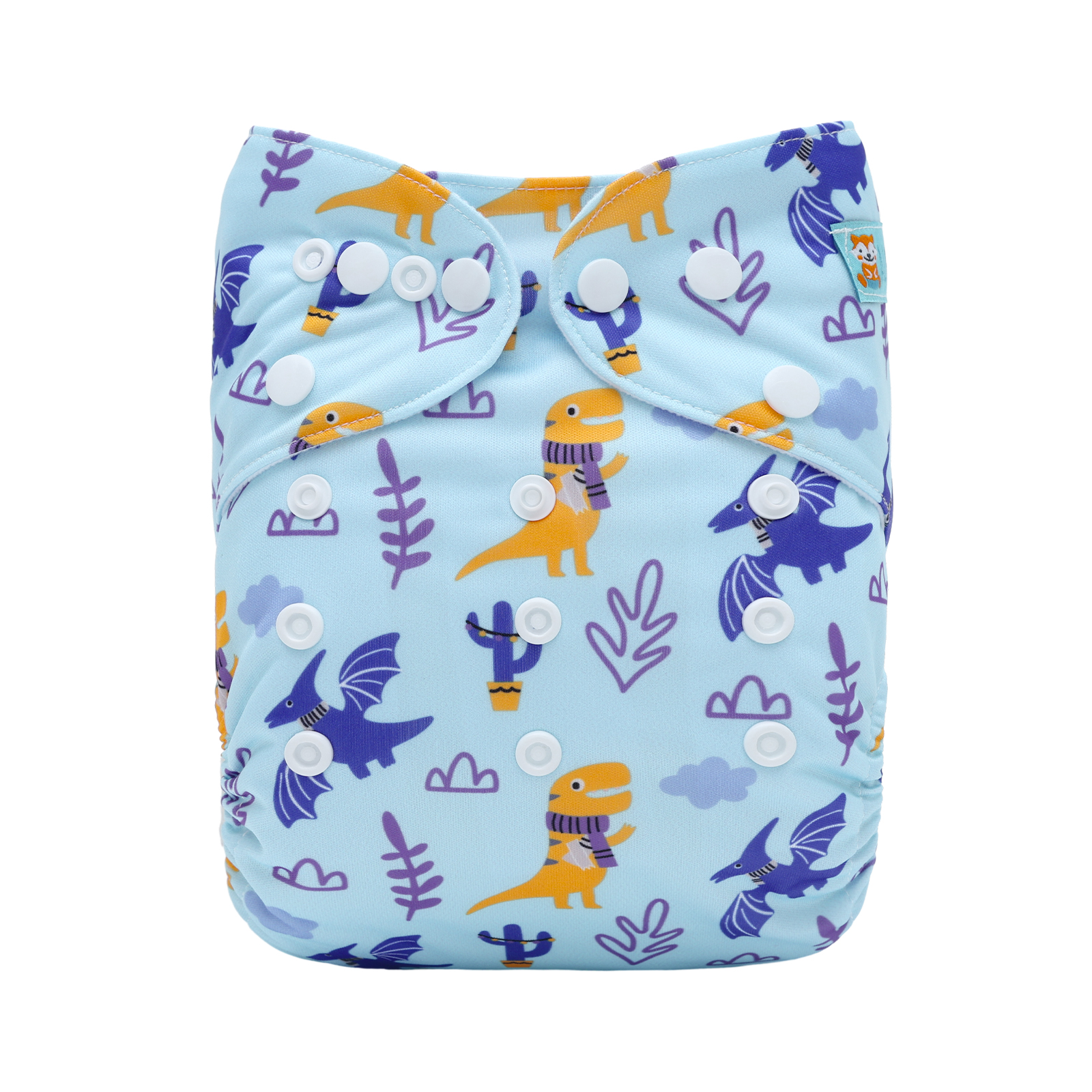 ALVABABY Positioning Cloth Diaper - One Size Adjustable Washable & Reusable Diaper for Babies and Toddlers (YDP251A)