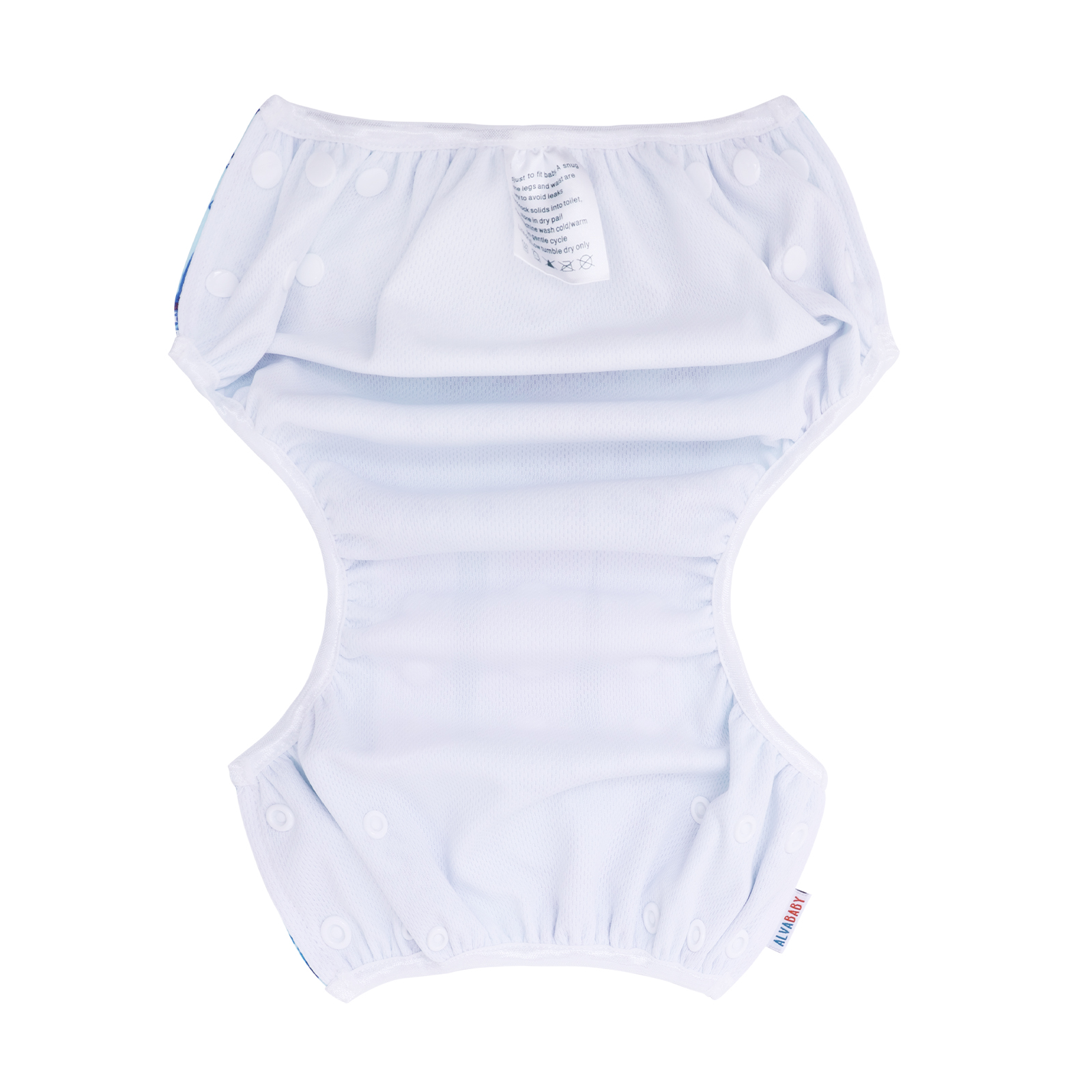 ALVABABY Reusable Swim Diaper - Adjustable Large Size Swimwear for Infants & Toddlers (Starfish, ZSW-SW104)