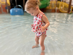 ALVABABY Toddler Baby Girl Summer Swim Suit, Infant Bathing Suit Swimwear Sleeveless,Tankini Swimwear (06)-Watermelon