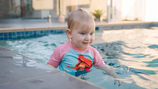 ALVABABY Toddler Baby Girl Summer Swim Suit, Infant Bathing Suit Swimwear,Tankini Swimwear (SWCJD03A)