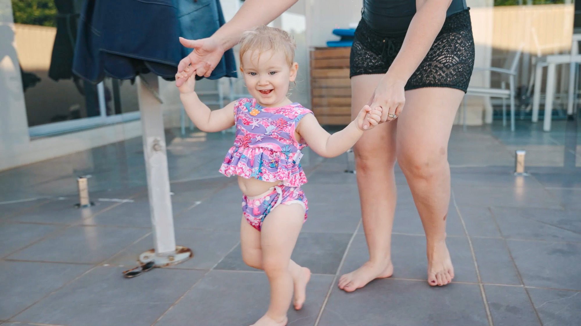 ALVABABY Toddler Baby Girl Summer Swim Suit, Infant Bathing Suit Swimwear Sleeveless,Tankini Swimwear (SWTD01A)
