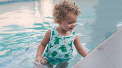 ALVABABY Toddler Baby Boy Summer Swim Suit, Infant Bathing Suit Swimwear Sleeveless,Tankini Swimwear (Z/SWT10A)