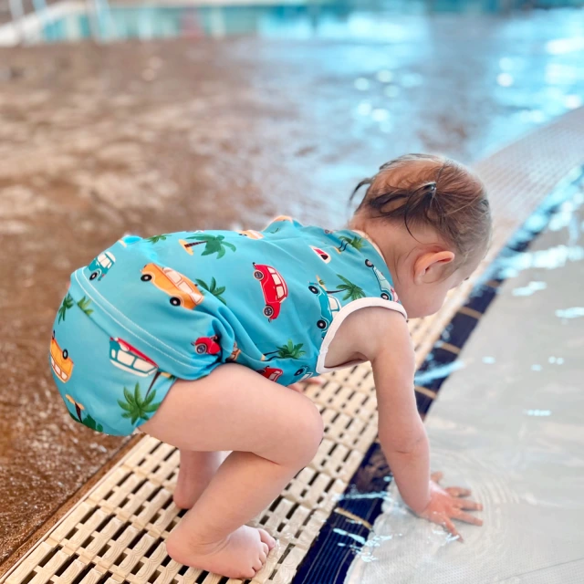 ALVABABY Toddler Baby Boy Summer Swim Suit, Infant Bathing Suit Swimwear Sleeveless,Tankini Swimwear (Z/SWT12A)