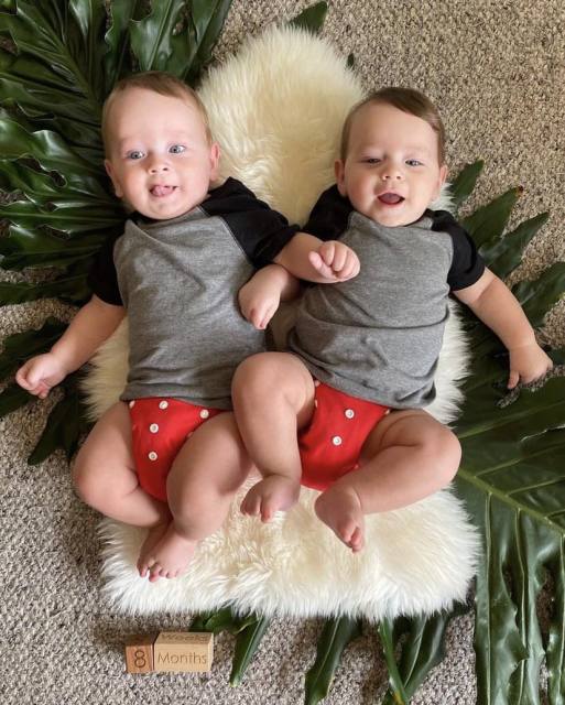 ALVABABY One Size Solid Color Pocket Cloth Diaper -Red(B07A)