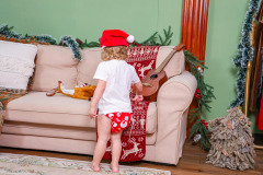 Christmas Cloth Diaper One Size Adjustable Reusable Diapers for Babies-Snowman(QD94A)