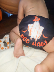 Halloween Cloth Diaper One Size Adjustable Reusable Diapers for Babies -Haw(QD84A)