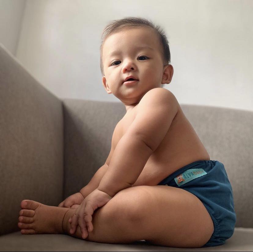 ALVABABY Solid Cloth Diaper - One Size Adjustable Washable & Reusable Diaper with Pocket for Babies (Royal Blue, B38A)