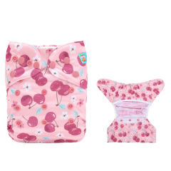 Reusable Cloth Diaper Cover with Snap Closure Cloth Diaper Shell for Prefold Flat or Fitted Diaper Inserts -(DC-EW27A)
