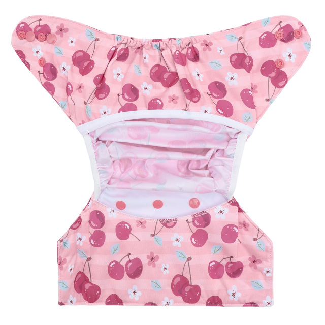 Reusable Cloth Diaper Cover with Snap Closure Cloth Diaper Shell for Prefold Flat or Fitted Diaper Inserts -(DC-EW27A)