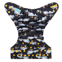 ALVABABY AWJ Lining Cloth Diaper with Tummy Panel for Babies  (WJT-ED23A)