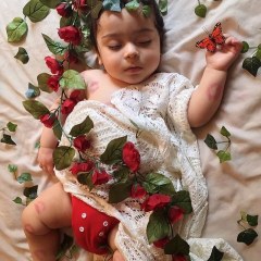 ALVABABY Newborn Velcro Pocket Diaper Hook&Loop Cloth Diaper-Red (VB36A)